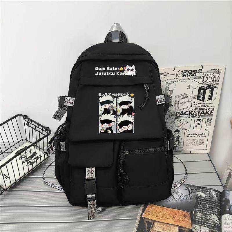 咒术回战五条悟动漫周边书包男女初高中小学生大容量轻便双肩背包,箱包皮具/热销女包/男包,双肩背包,淘宝优惠券,粉丝福利购,淘宝优惠卷
