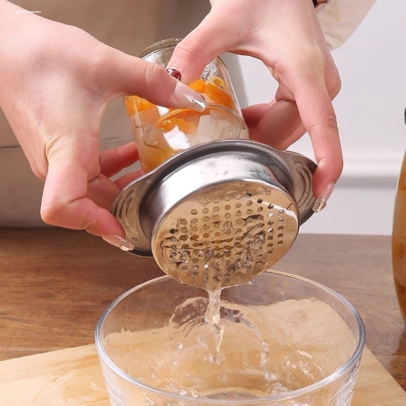 【隔渣神器】不锈钢罐头滤水器 水槽置物架厨房过滤网洗菜水槽网