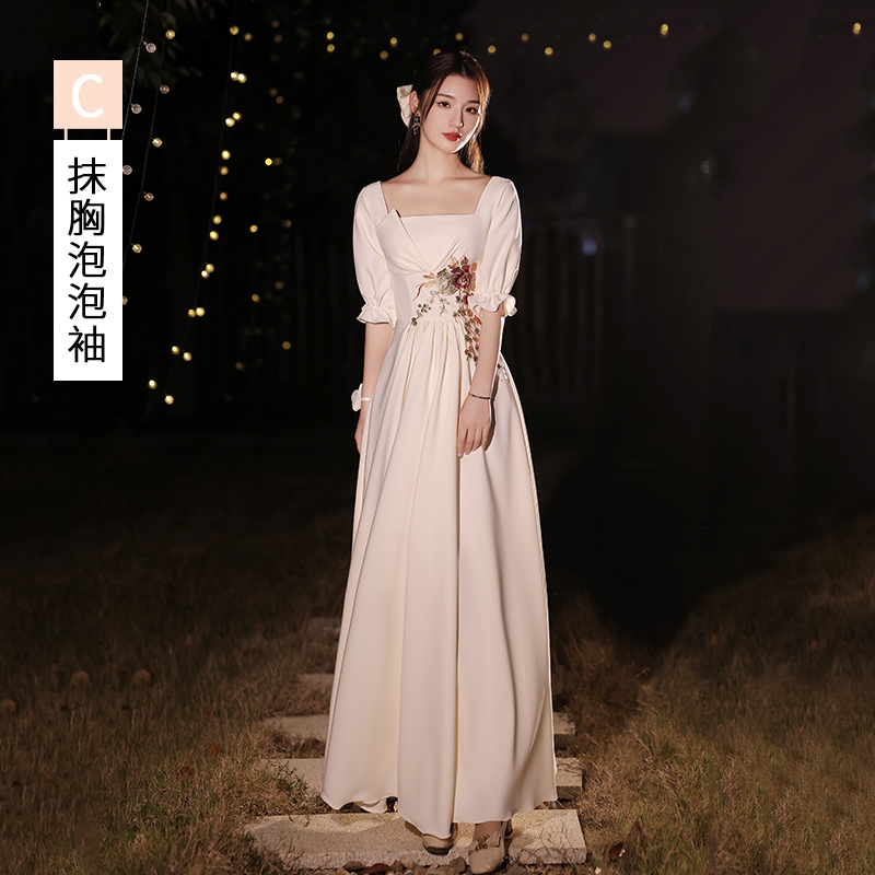  White long tube top, puff sleeves+XXXL   + $1.57 