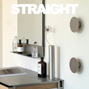STRAIGHT原创几何不锈钢挂钩墙壁衣帽架挂衣架现代简约北欧创意