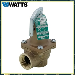 美国WATTS沃茨安全泄压阀LF174A低铅ASME青铜锅炉换热器压力保护