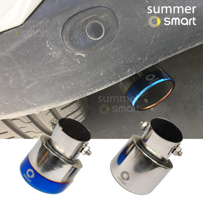 Smart453汽车尾喉排气装饰金属