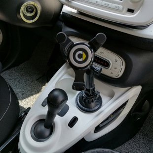 适用于09-19款Smart汽车453杯槽手机座 重力导航车载手机支架