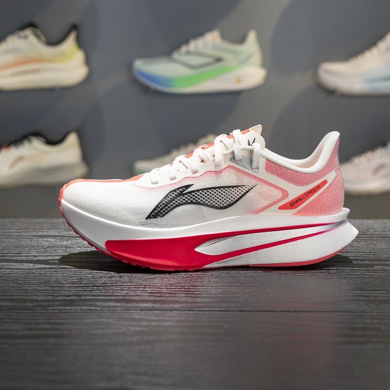 李宁男子减震回弹竞速比赛跑鞋