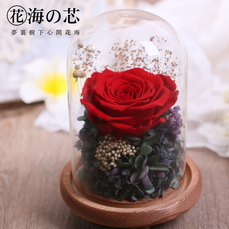 花海之芯进口永生花玫瑰花干花创意浪漫生日礼物送女友520礼物|ruв категории доставка цветов/цветок моделирования/растения садоводства, вечную жизнь цветы/сушеные цветы, вечную жизнь цветы - от Buy2taobao.com для оказания профессиональной услуги покупки агента Taobao