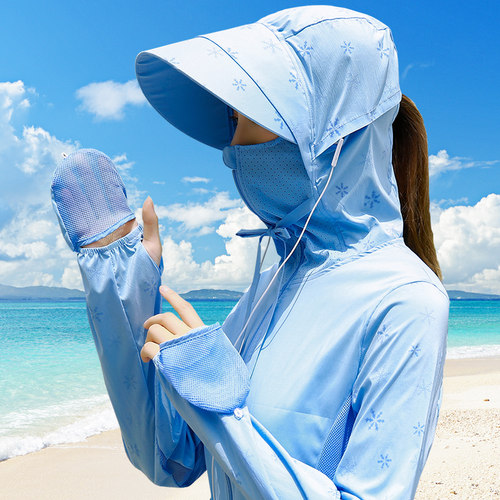 upf50防晒衣女2019夏骑车外套服