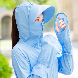 防晒衣女2022夏季新款中长款防紫外线百搭宽松透气衫服女士薄外套