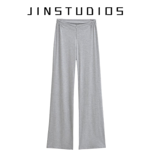 辣妹纯色低腰窄版 瑜伽长裤 阔腿裤 显瘦百搭运动休闲直筒裤 修身 美式