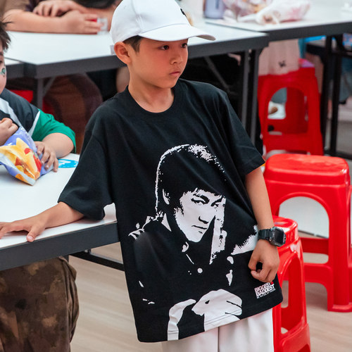 FBS李小龙短袖宽松T恤