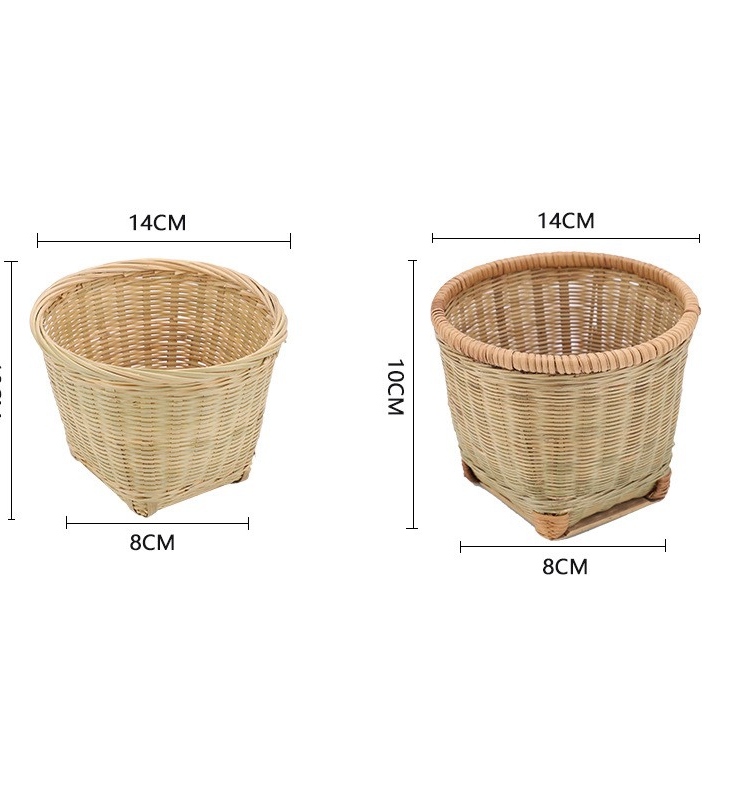 竹制品篮子手提篮鸡蛋篮纯手工家用野餐小号竹篮收纳筐采摘广西 特色手工艺 竹编/竹雕 原图主图