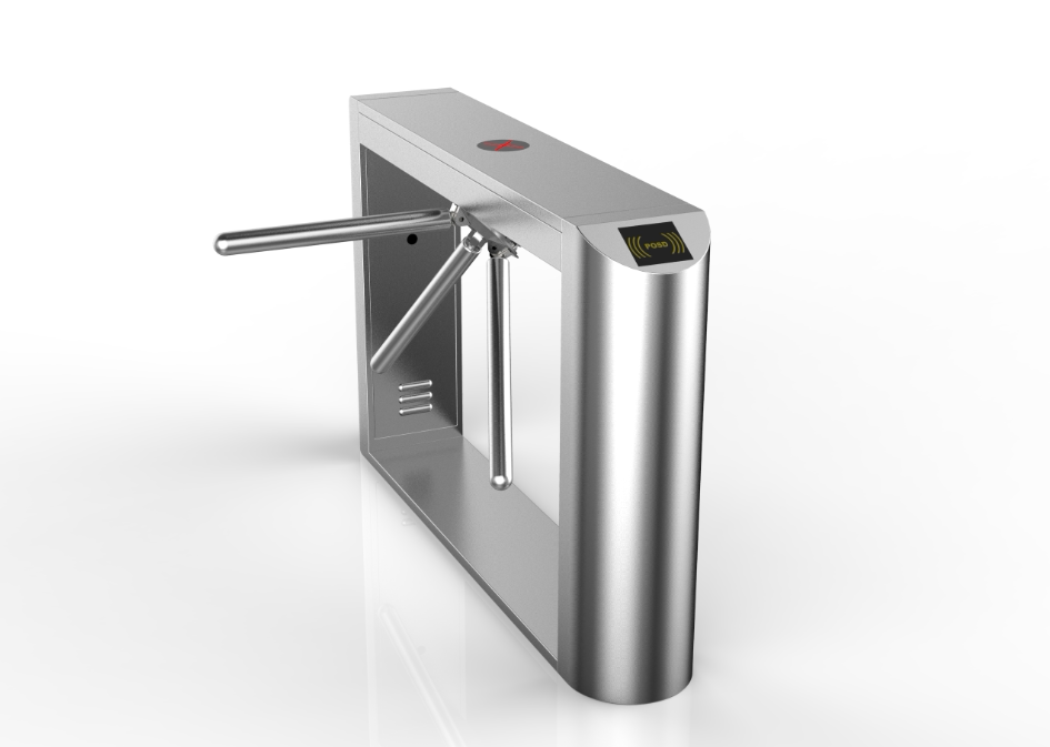 工地门禁考勤系统led条屏卡三辊闸 身份证刷卡闸机指纹人行通道闸