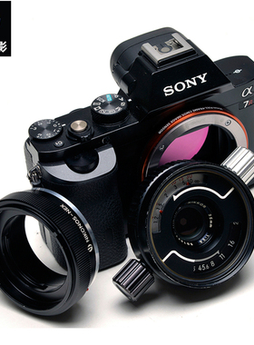 杰颖适用尼康镜头转索尼NEX转接环水下镜头防水转接环NIKONOS-NEX