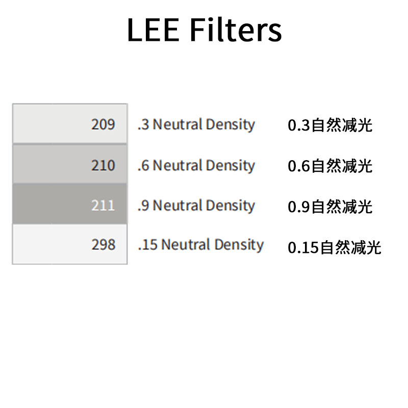 LEE Filters/李牌灯光色纸色卡滤光纸色温纸减光柔焦纸影视舞台用