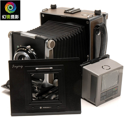 【杰颖】哈苏Hasselblad V口转4x5固定接板数码后背固定旋转接板
