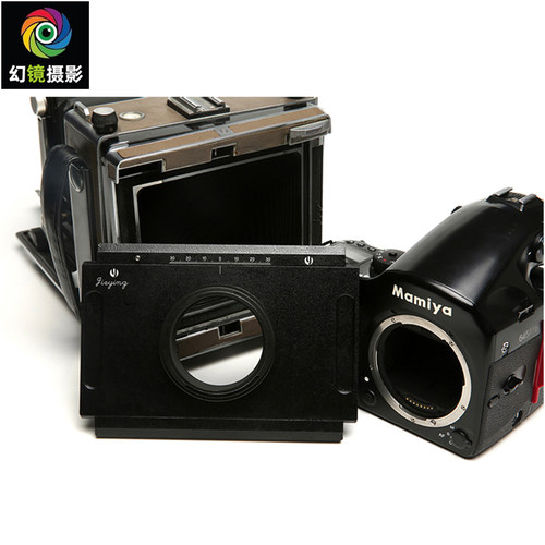 杰颖 用于飞思玛米亚Mamiya 645转4x5数码后背移动转接板 现货