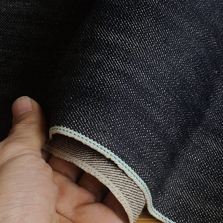 深蓝怀旧黄重磅硬挺加厚赤耳丹宁