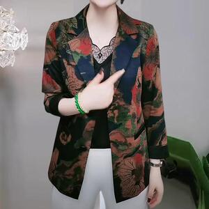 2026春秋薄款洋气妈妈小西装