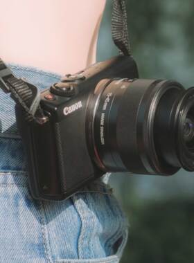 佳能二手微单相机eosM M2 M3 M10  M100 入门级数码自拍美颜