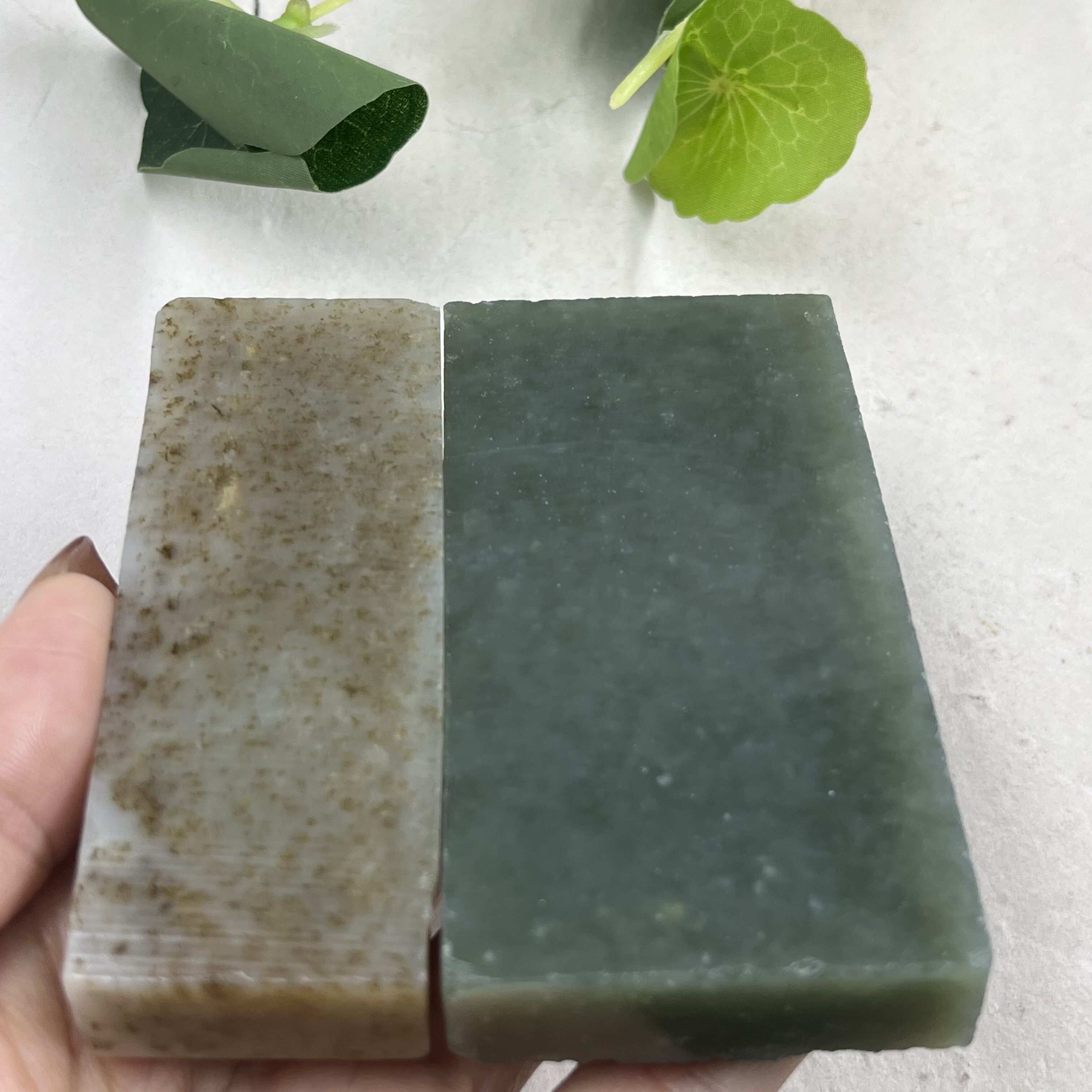 2件价新疆和田玉糖玉且末牌子边角料玉石 料把件下脚料DIY包邮t