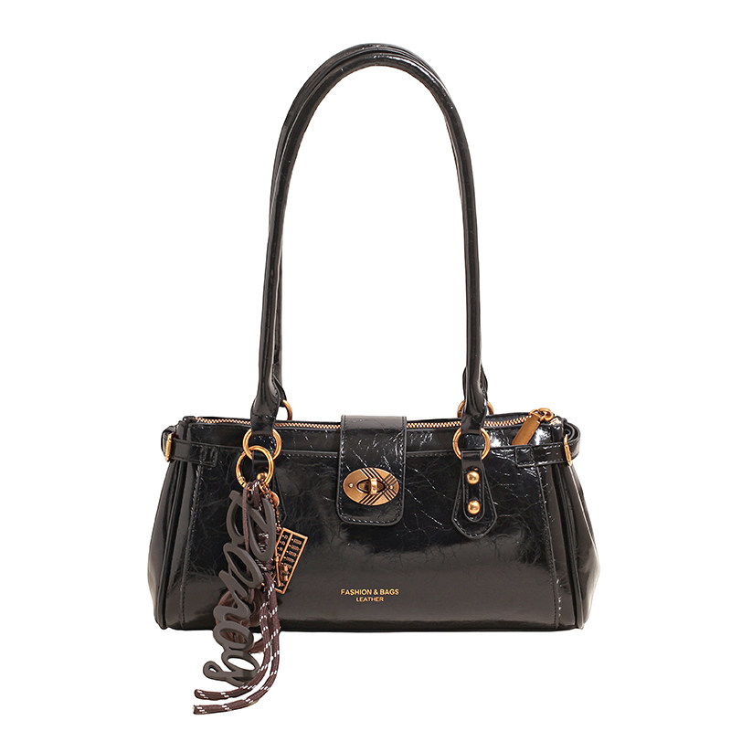 复古油蜡皮腋下包女高级感百搭单肩手提包法棍包,箱包皮具/热销女包/男包,通用款女包,淘宝优惠券,粉丝福利购,淘宝优惠卷