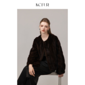 冬日风光新品 发售 年轻短款 KC皮草 时尚 保暖水貂外套女