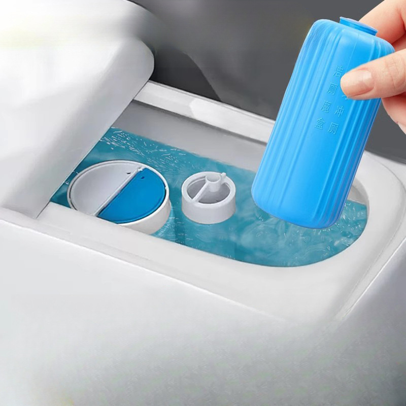 放泡泡里面的除臭蓝宝宝洁厕宝冲厕所的篮马桶东西污垢清洁洁则