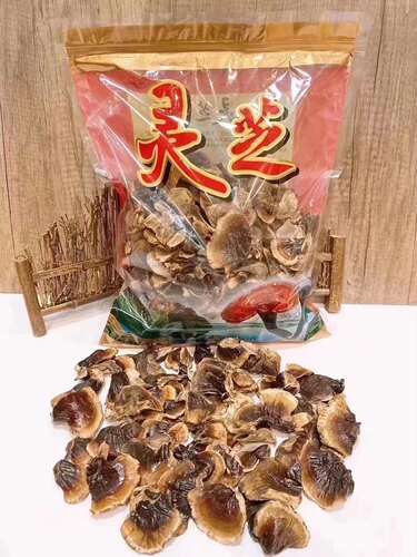 金边灵芝菌味香长白山送鹿茸片
