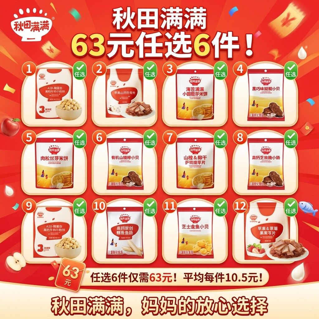 秋田满满零食组合大礼包