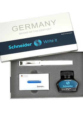 德国schneider施耐德钢笔克里普套装礼盒装成人练字钢笔笔墨套装