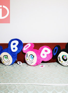 [福建现货] 村上隆 MURAKAMI  DOB公仔抱枕靠垫潮流毛绒摆件