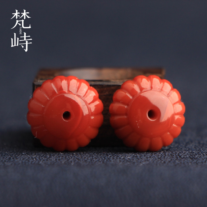 梵峙12.2南红玛瑙灯笼珠隔片多宝