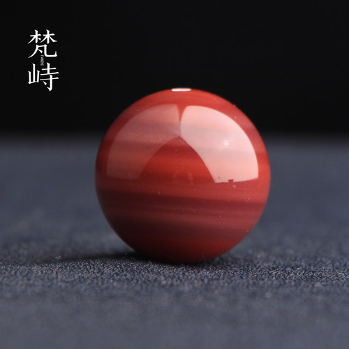 梵峙20.3南红玛瑙缠丝星球圆珠