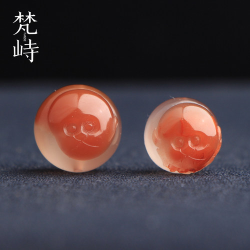 梵峙南红玛瑙不说猴生肖小猴圆珠