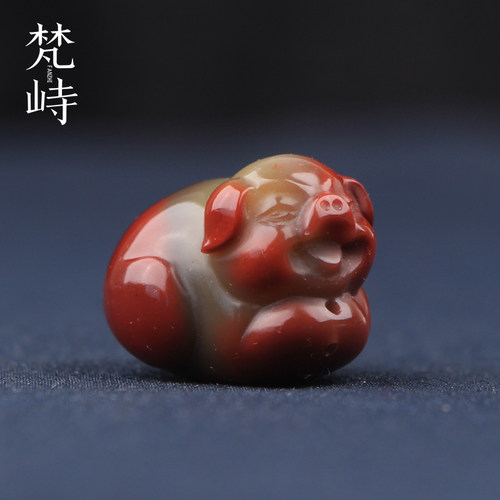 小坠盐源玛瑙梵峙挂件吊坠