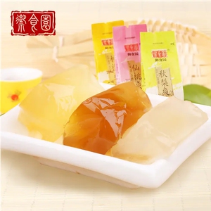 御食园果冻爽500g果肉果冻布丁多种水果口味果冻休闲零食食品包邮