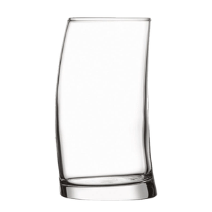 帕莎帕琦进口风帆玻璃杯饮料杯果汁杯牛角杯子弯弓杯餐饮花式酒杯