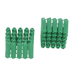 绿色塑料膨胀管6mm绿胀塞盒装膨胀胶塞尼龙胀塞膨胀螺丝涨塞