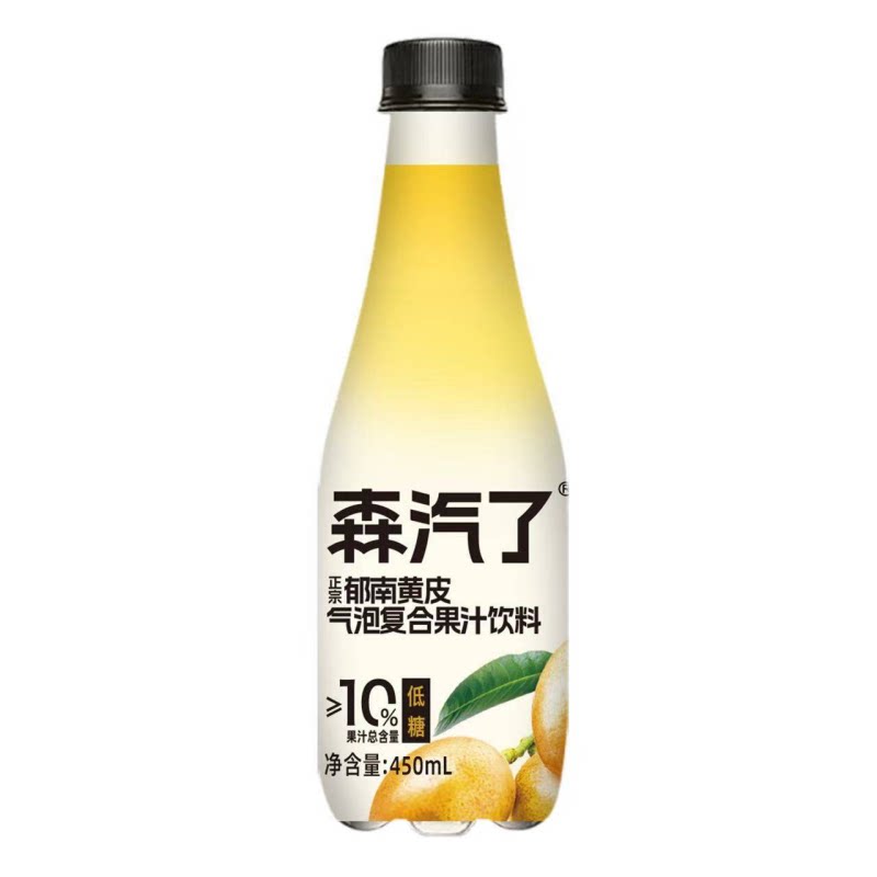 【清仓直播】森汽了气泡果汁复合饮料 430ml*6 黄皮味