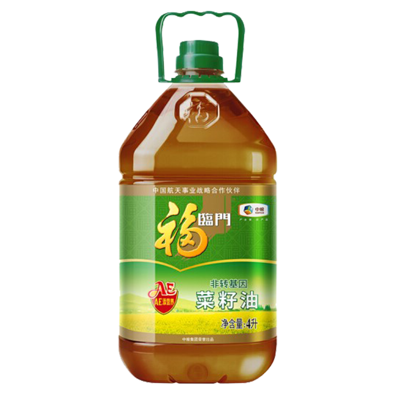 福临门家香味ae非转基因菜籽油 4l*1桶【fd】