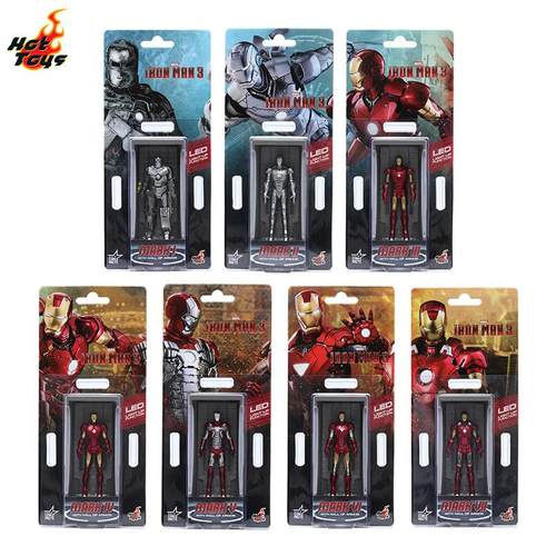 Hot Toys 钢铁侠3 钢铁侠装甲格纳库迷你珍藏品 单个随机发货