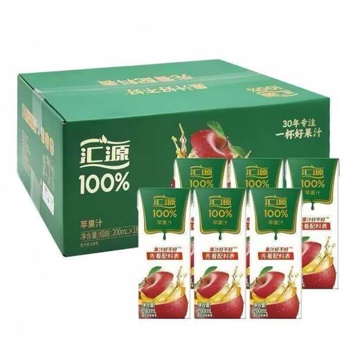 【清仓直播】汇源苹果汁 200ml*5