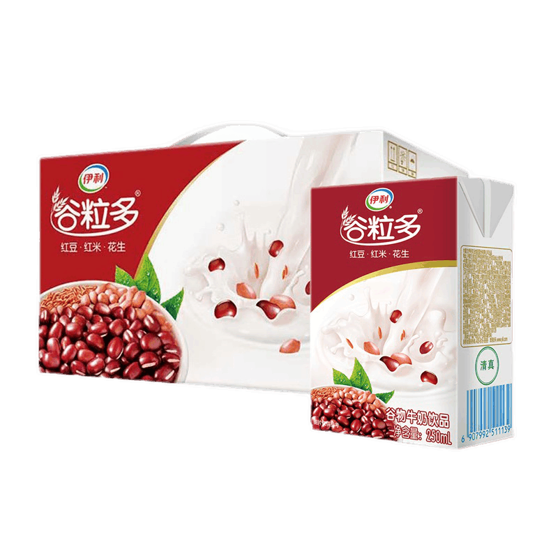 10月产 伊利谷粒多 红谷250ml*12盒属于什么档次？