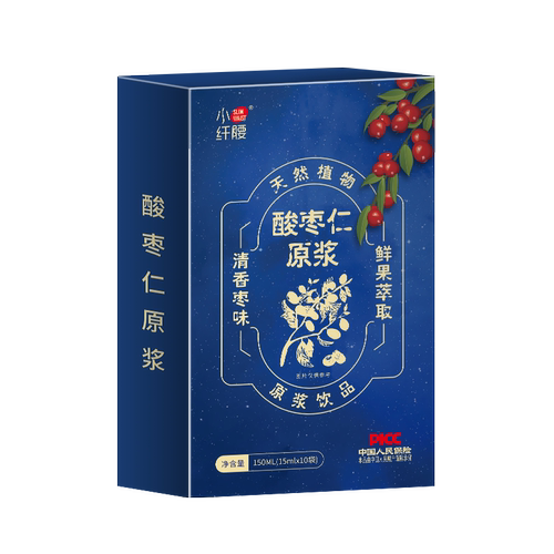 【品牌折扣】小纤腰酸枣仁原浆口服液 150ml*1盒【15ml*10袋】