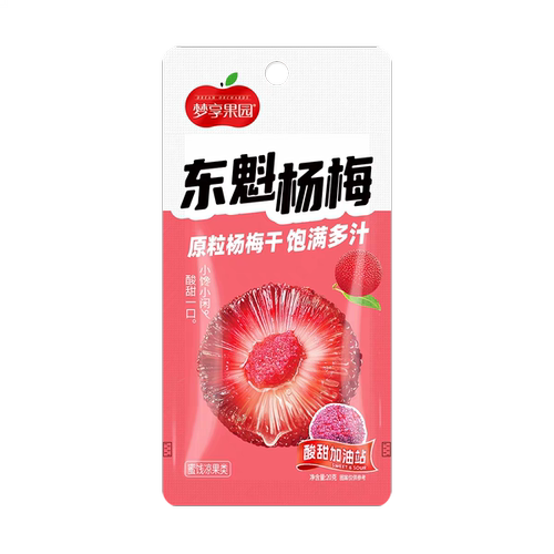 【清仓直播】梦享果园果干20g*10东魁杨梅 蓝莓味李果 厚肉西梅