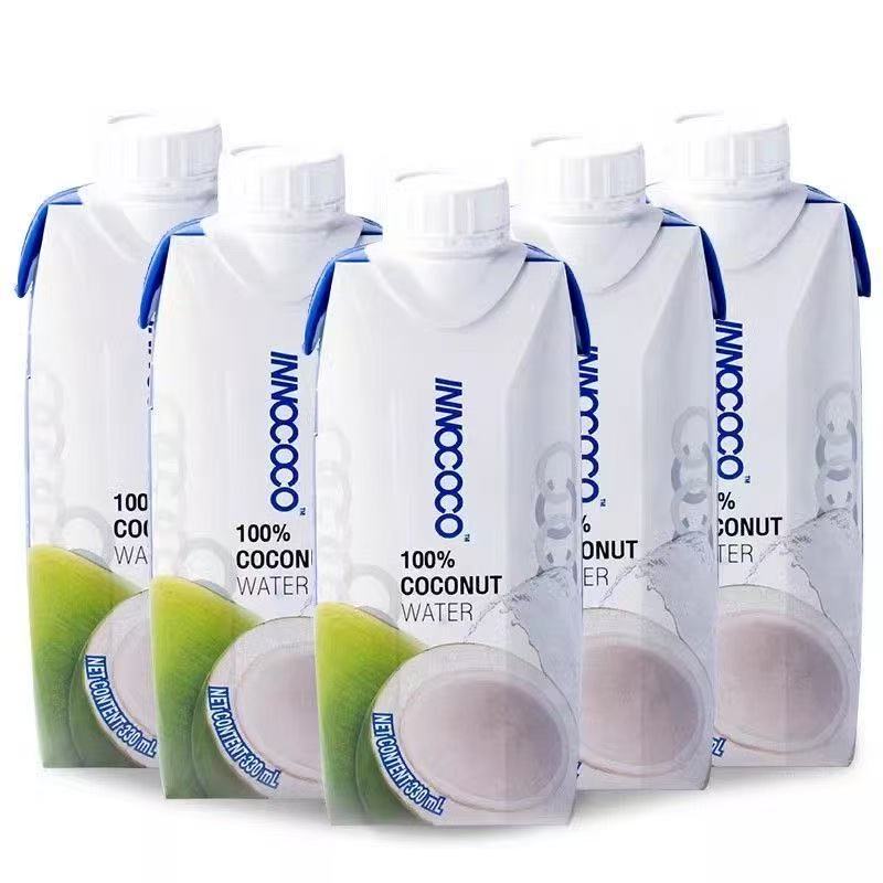 INNOCOCO一诺可可椰子水 330ml*6盒 富含天然电解质椰青果汁-JL