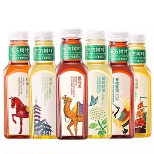农夫山泉东方树叶500ml*9瓶 0糖茶饮料茉莉花茶多口味