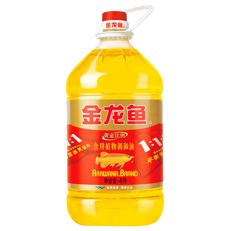 金龙鱼植物调和油桶装4l【qyg】
