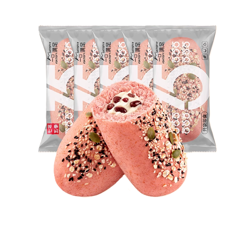七年五季早餐欧包67g*5只杂粮乳酪提子/杂粮豆乳红豆【fd】,零食/坚果/特产,欧式面包,淘宝优惠券,粉丝福利购,淘宝优惠卷