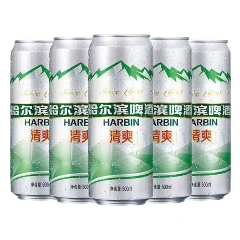 Harbin/哈尔滨清爽啤酒500ml*12瓶-CL