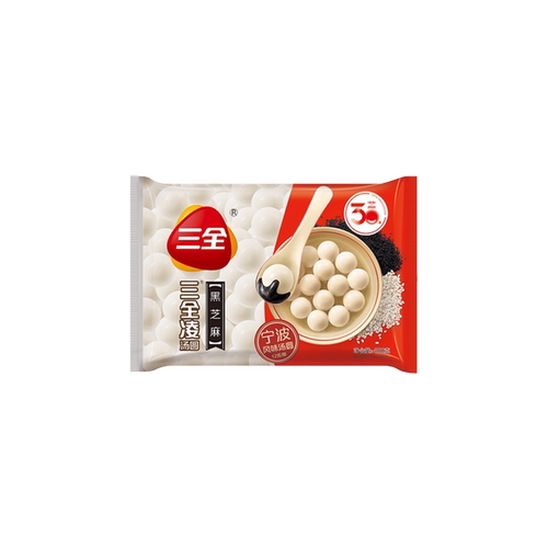 三全黑芝麻汤圆400g*1袋方便速食速成品汤圆-N